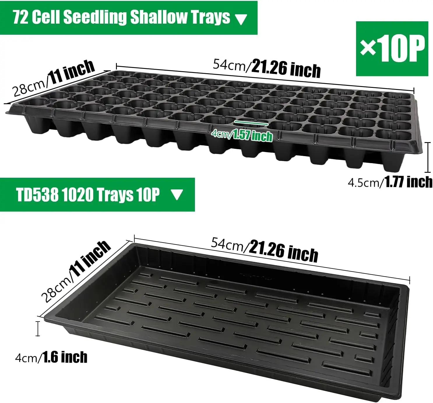 Ten Pack Seed Starter Trays An – Nursery Plug Tray recenzja i cena