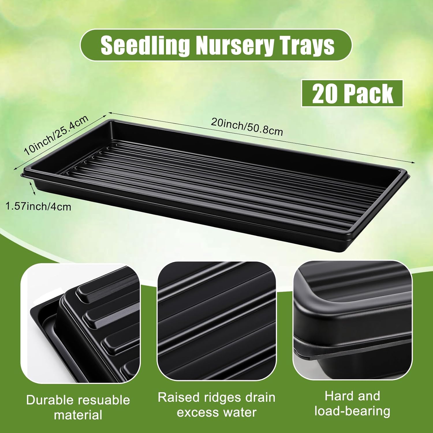 20 Pack 1020 Seed Starting Tra – Nursery Plug Tray recenzja i cena