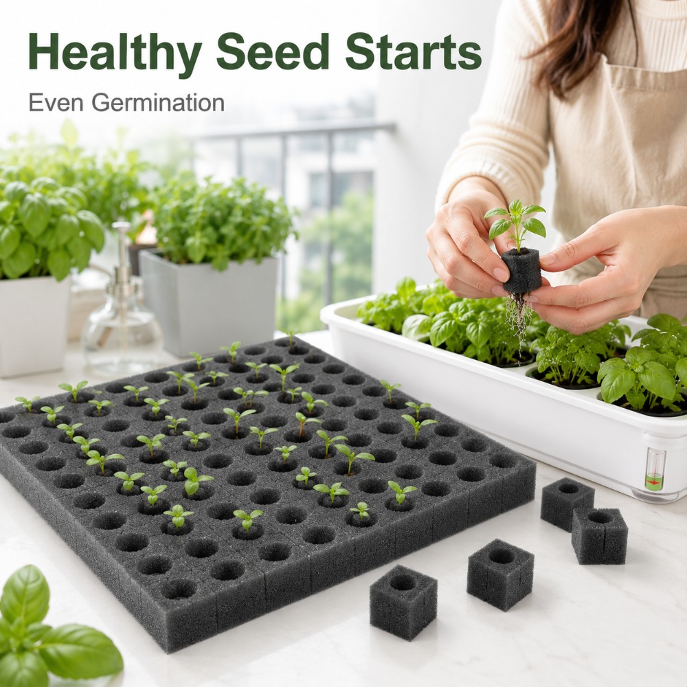 100Pcs Plant Sponge Sheet Hydr – Nursery Plug Tray recenzja i cena