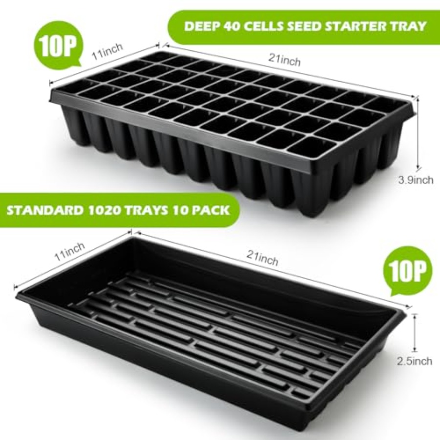 10 Pack 1020 Seed Starter Tray – Nursery Plug Tray recenzja i cena