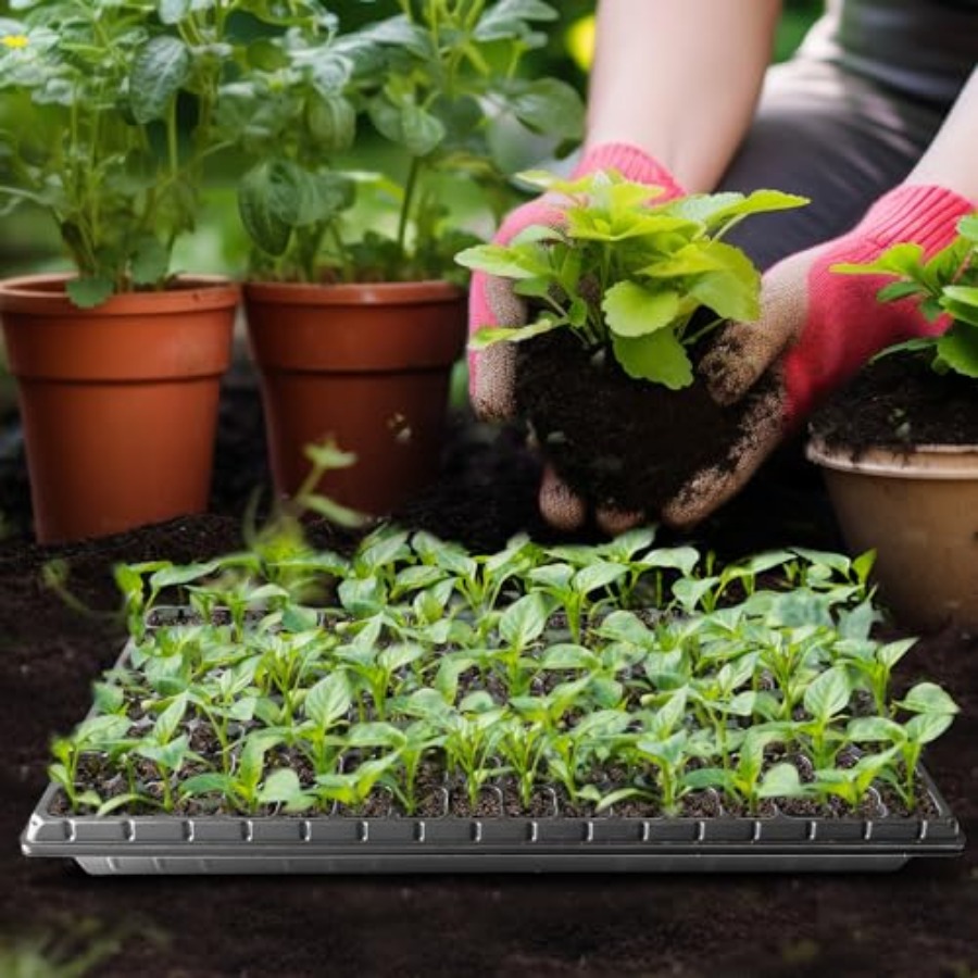 10Pcs 128 Cell Seed Starter Tr – Nursery Plug Tray recenzja i cena